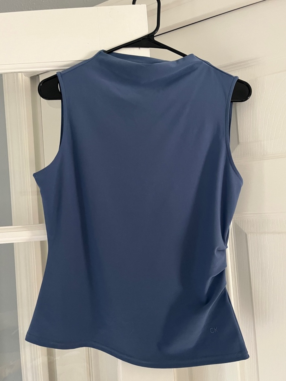 Calvin Klein Slate Blue Sleeveless Scoop Neck Tank